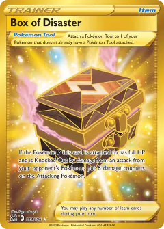 Box of Disaster Rare Secret card from Lost Origin