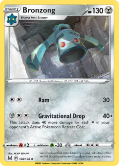 Bronzong Uncommon card from Lost Origin