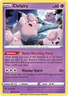 Clefairy Common card from Lost Origin