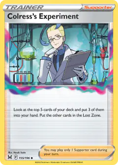 Colress's Experiment Uncommon card from Lost Origin