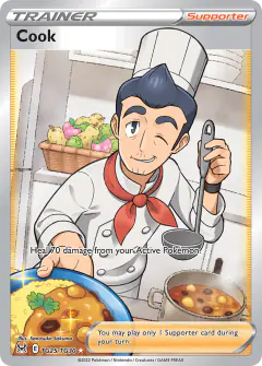 Cook Rare Ultra card from Lost Origin