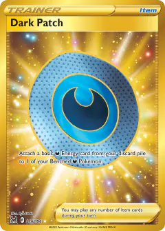 Dark Patch Rare Secret card from Lost Origin