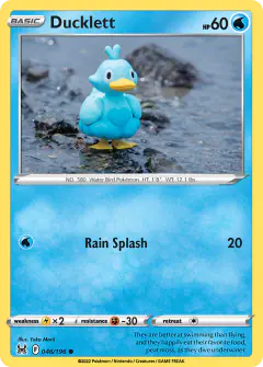 Ducklett Common card from Lost Origin