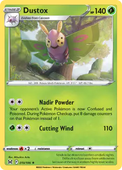 Dustox Rare card from Lost Origin