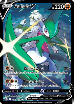 Gallade V Rare Holo V card from Lost Origin