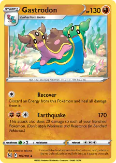 Gastrodon Uncommon card from Lost Origin