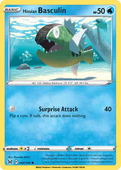 Hisuian Basculin Common card from Lost Origin