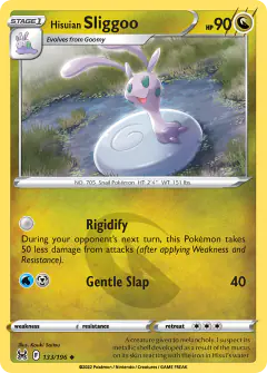 Hisuian Sliggoo Uncommon card from Lost Origin