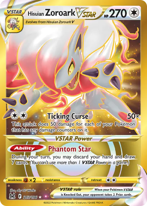 Hisuian Zoroark VSTAR Rare Secret