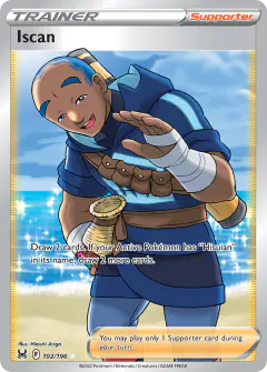 Iscan Rare Ultra card from Lost Origin