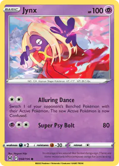 Jynx Common card from Lost Origin