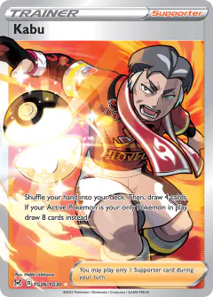 Kabu Rare Ultra card from Lost Origin