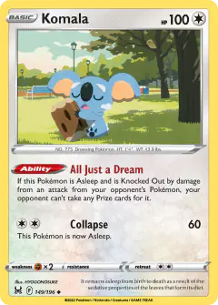 Komala Uncommon card from Lost Origin
