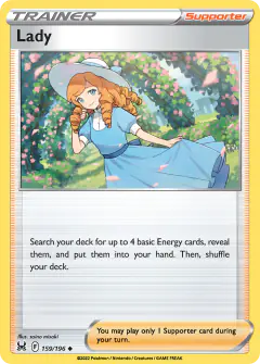 Lady Uncommon card from Lost Origin