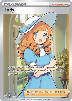 Lady Rare Ultra card from Lost Origin