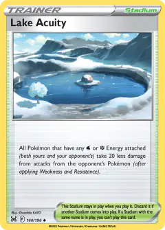Lake Acuity Uncommon card from Lost Origin