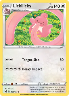 Lickilicky Uncommon card from Lost Origin