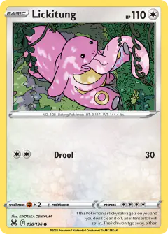 Lickitung Common card from Lost Origin
