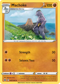 Machoke Uncommon card from Lost Origin