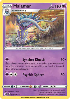Malamar Rare card from Lost Origin