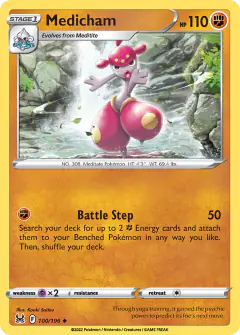 Medicham Uncommon card from Lost Origin