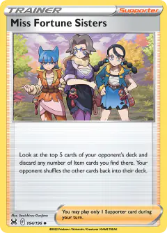 Miss Fortune Sisters Uncommon card from Lost Origin