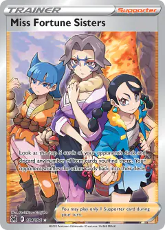 Miss Fortune Sisters Rare Ultra card from Lost Origin