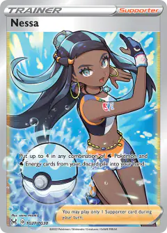 Nessa Rare Ultra card from Lost Origin