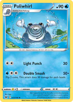 Poliwhirl Uncommon card from Lost Origin