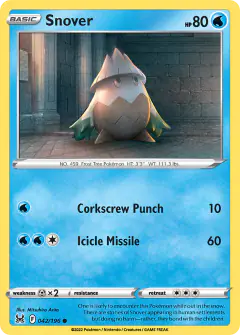 Snover Common card from Lost Origin