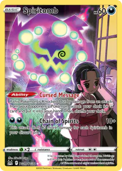 Spiritomb Trainer Gallery Rare Holo card from Lost Origin