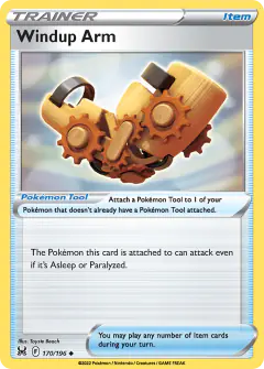 Windup Arm Uncommon card from Lost Origin
