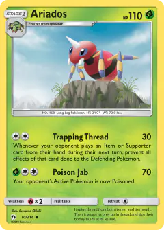 Ariados Uncommon card from Lost Thunder