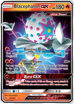 Blacephalon-GX Rare Holo GX card from Lost Thunder