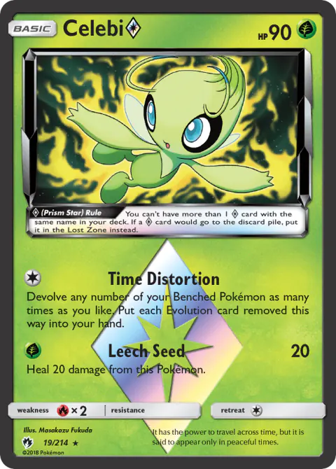 Celebi ◇ Rare Prism Star
