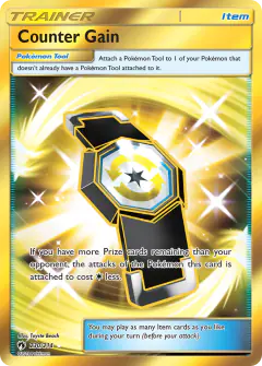 Counter Gain Rare Secret card from Lost Thunder