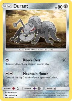 Durant Common card from Lost Thunder