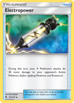 Electropower Uncommon card from Lost Thunder