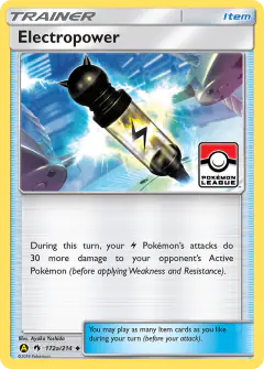 Electropower Uncommon card from Lost Thunder