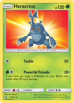 Heracross Uncommon card from Lost Thunder