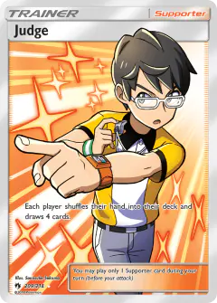 Judge Rare Ultra card from Lost Thunder