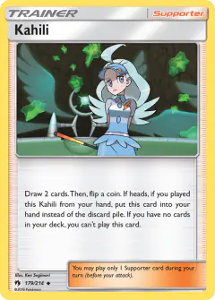 Kahili Uncommon card from Lost Thunder