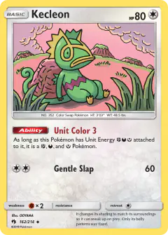 Kecleon Uncommon card from Lost Thunder