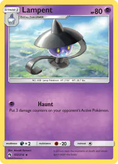 Lampent Uncommon card from Lost Thunder