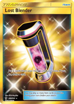 Lost Blender Rare Secret card from Lost Thunder