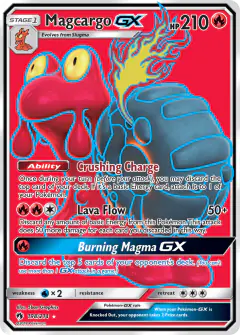 Magcargo-GX Rare Ultra card from Lost Thunder