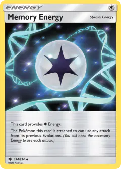 Memory Energy Uncommon card from Lost Thunder
