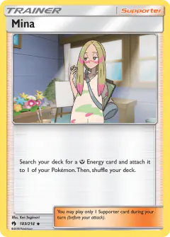 Mina Uncommon card from Lost Thunder
