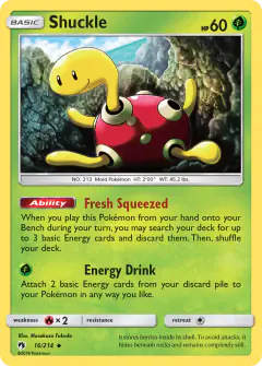 Shuckle Uncommon card from Lost Thunder