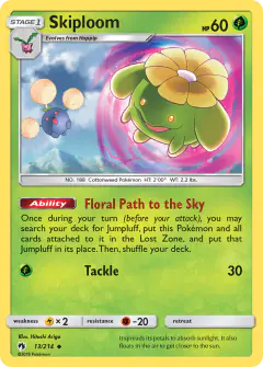 Skiploom Uncommon card from Lost Thunder